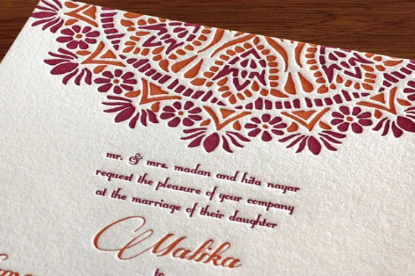 طرح سنتی کارت دعوت عروسی
