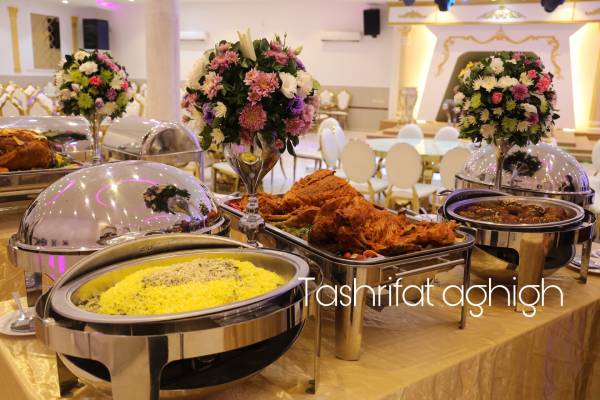 منو پذیرایی باغ تالار عقیق